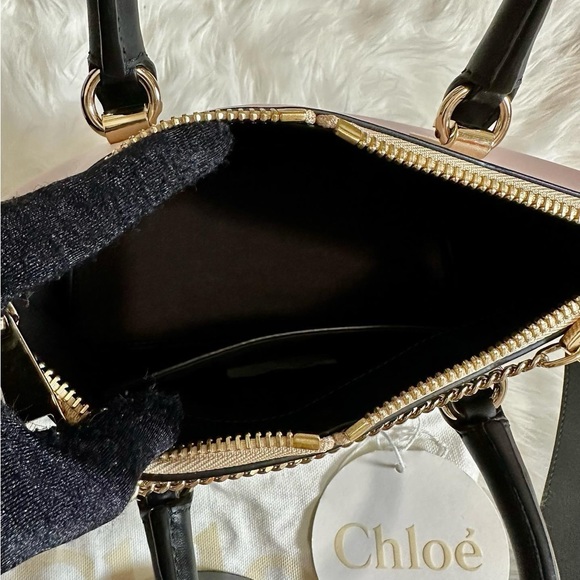 Chloe Crossbody Handbag pink/black in brand new condition comes with dustbag - Picture 8 of 8